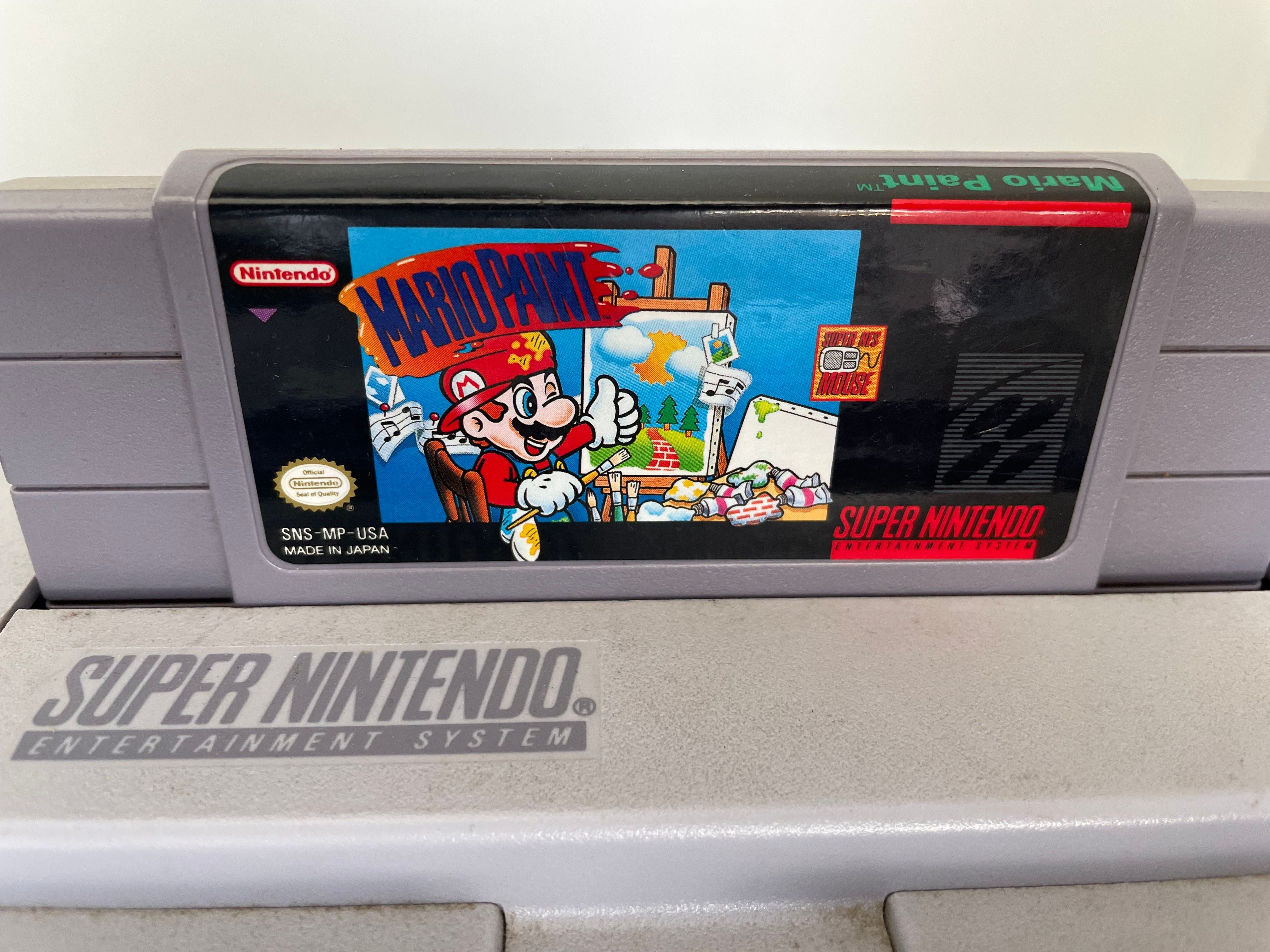 Mario paint deals super nintendo